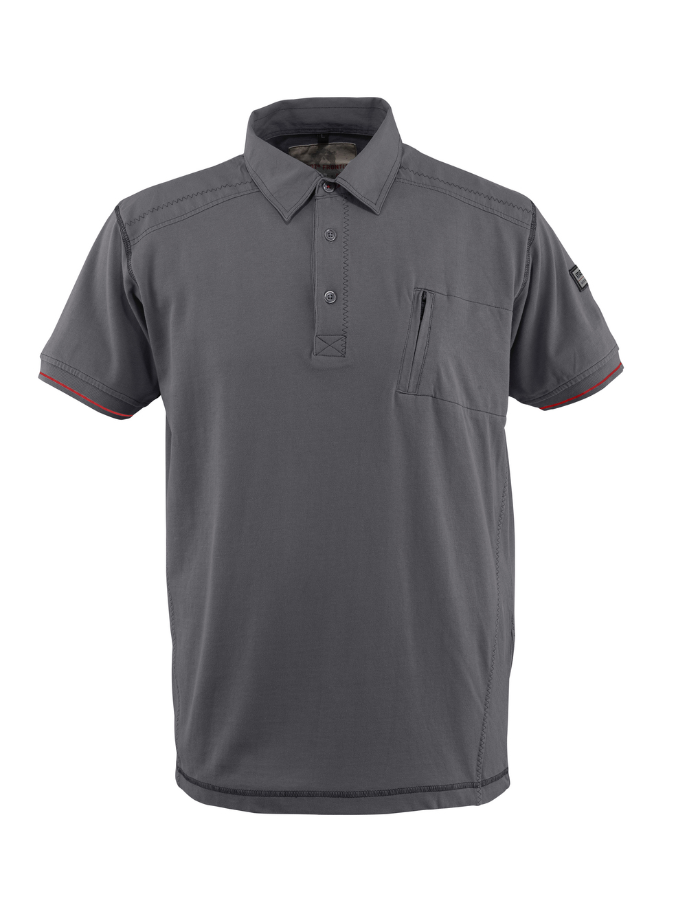 MASCOT Kreta FRONTLINE Polo-Shirt mit Brusttasche hellanthrazit 3XL