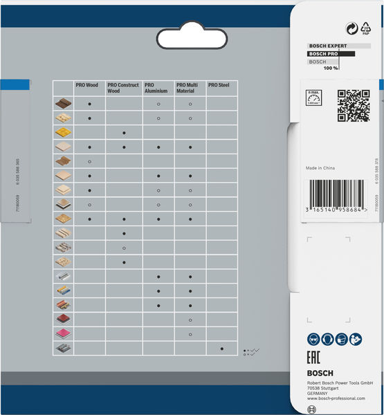 Bosch PRO Steel cordless Kreissägeblatt 136 x 1,6 x 20 mm