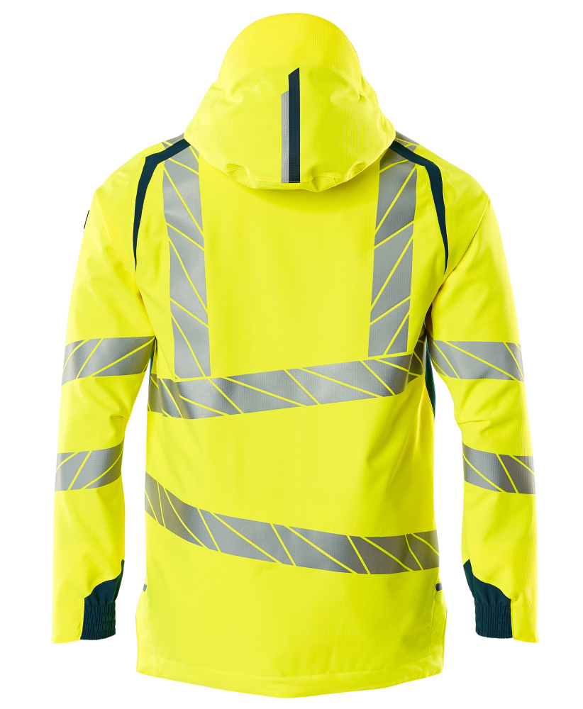 MASCOT ACCELERATE SAFE Hard Shell Jacke hi-vis gelb/dunkelpetroleum L