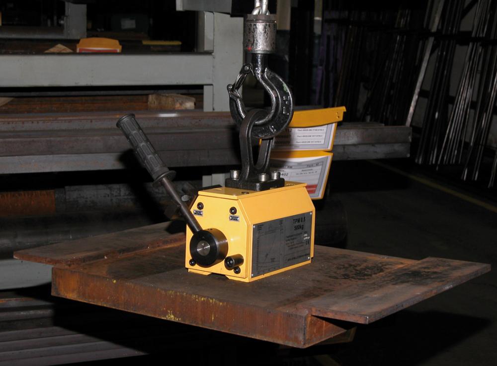 Permanent-Lasthebemagnet TPM 0,1 Tragkraft max. 100 kg Flachmaterial