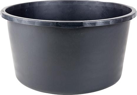 Mörtelkübel 90L schwarz rund L-Skala