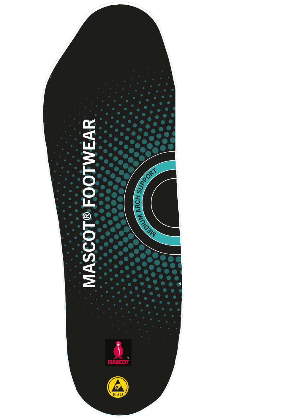 MASCOT FOOTWEAR ACCESSORIES Einlegesohlen schwarz 46