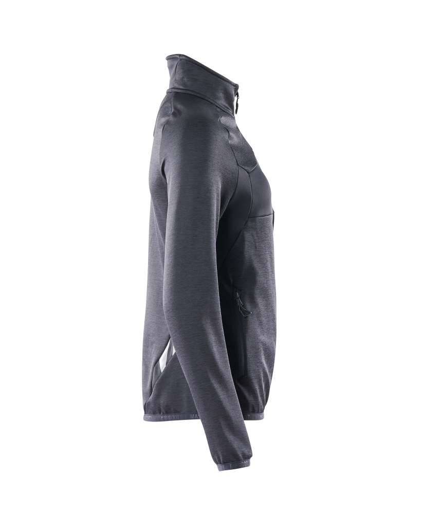 MASCOT ACCELERATE Fleecepullover mit Reißverschluss schwarzblau 4XL