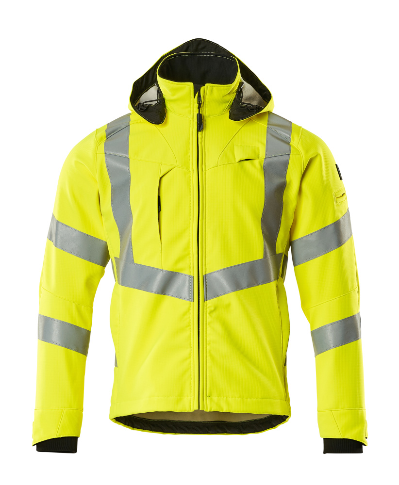 MASCOT Blackpool SAFE SUPREME Softshell Jacke hi-vis gelb L