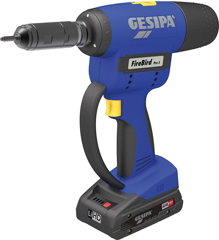 Gesipa Akku-Blindnietmuttergerät FireBird Pro S Gold LBOXX