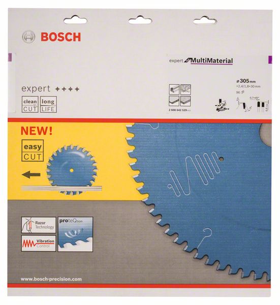 Bosch Kreissägeblatt ExpertMultiMaterial 305x30x2,4