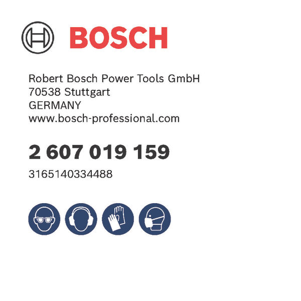 Bosch PRO SDS plus-5C Meißelset, 0; 40; 20x250; 260; 250 mm, 3-tlg.