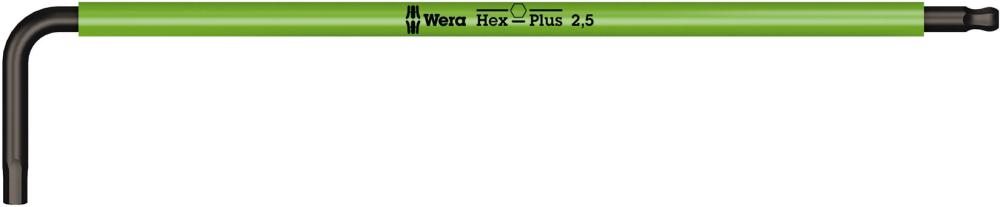 Wera Winkelschraubendreher Multicolor mit Kugelkopf 2,5mm