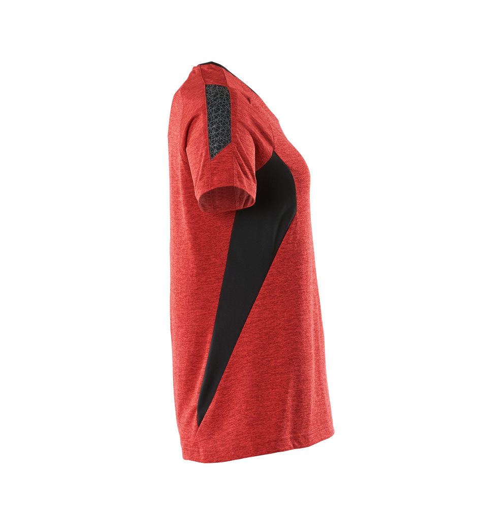 MASCOT ACCELERATE T-Shirt verkehrsrot meliert/schwarz XS