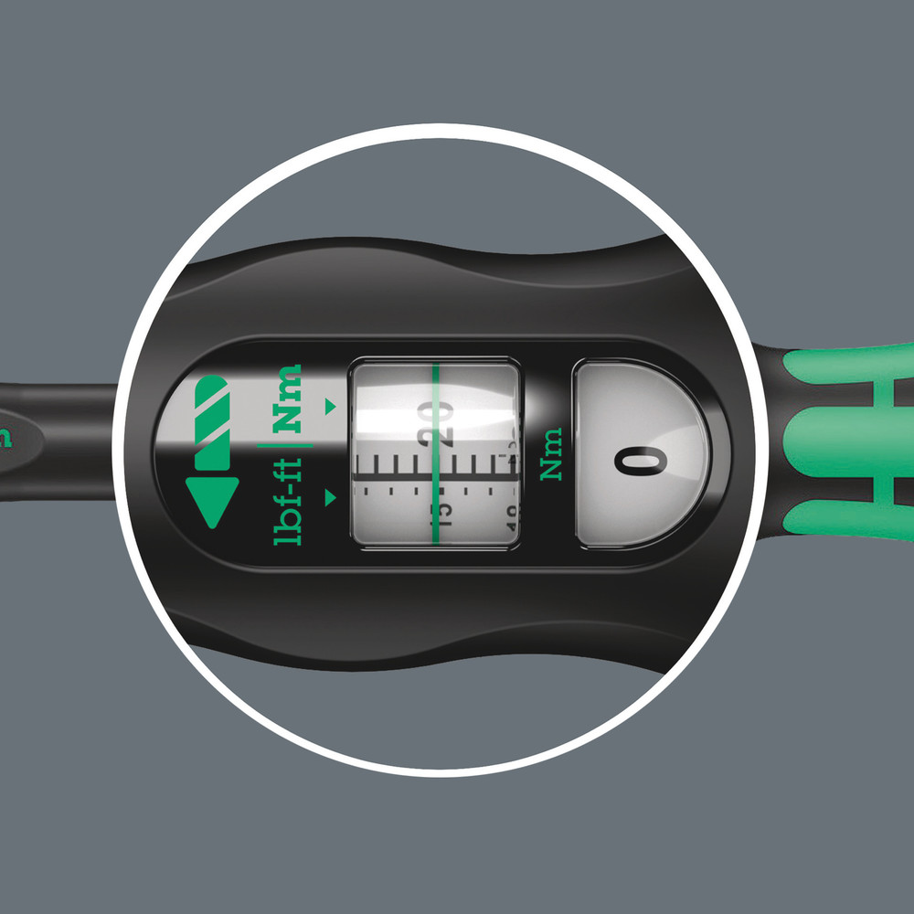 Wera Click-Torque A 5 Drehmomentschlüssel mit Umschaltknarre, 2,5-25 Nm, 1/4" x 2,5-25 Nm