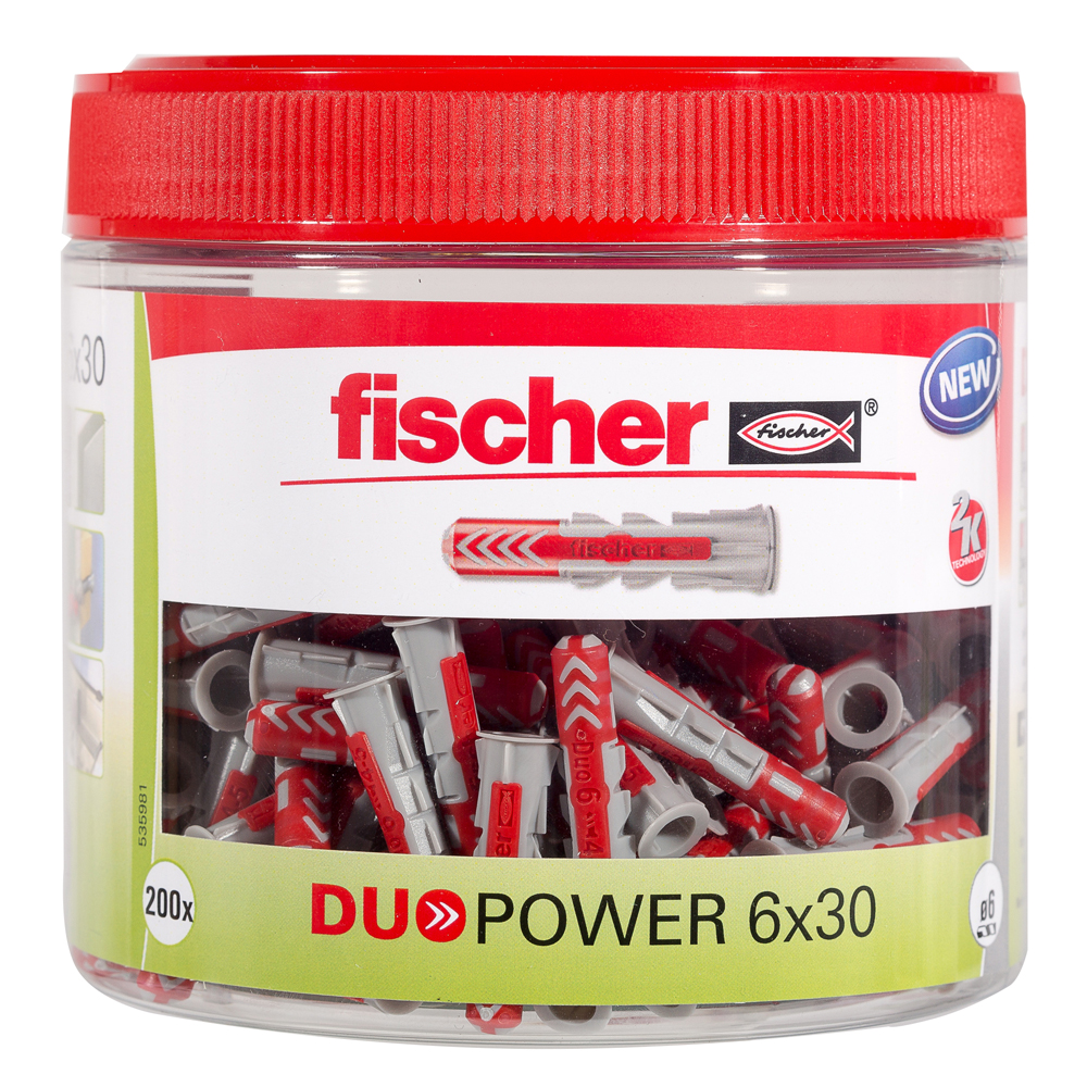 fischer DuoPower 6 x 30 Runddose