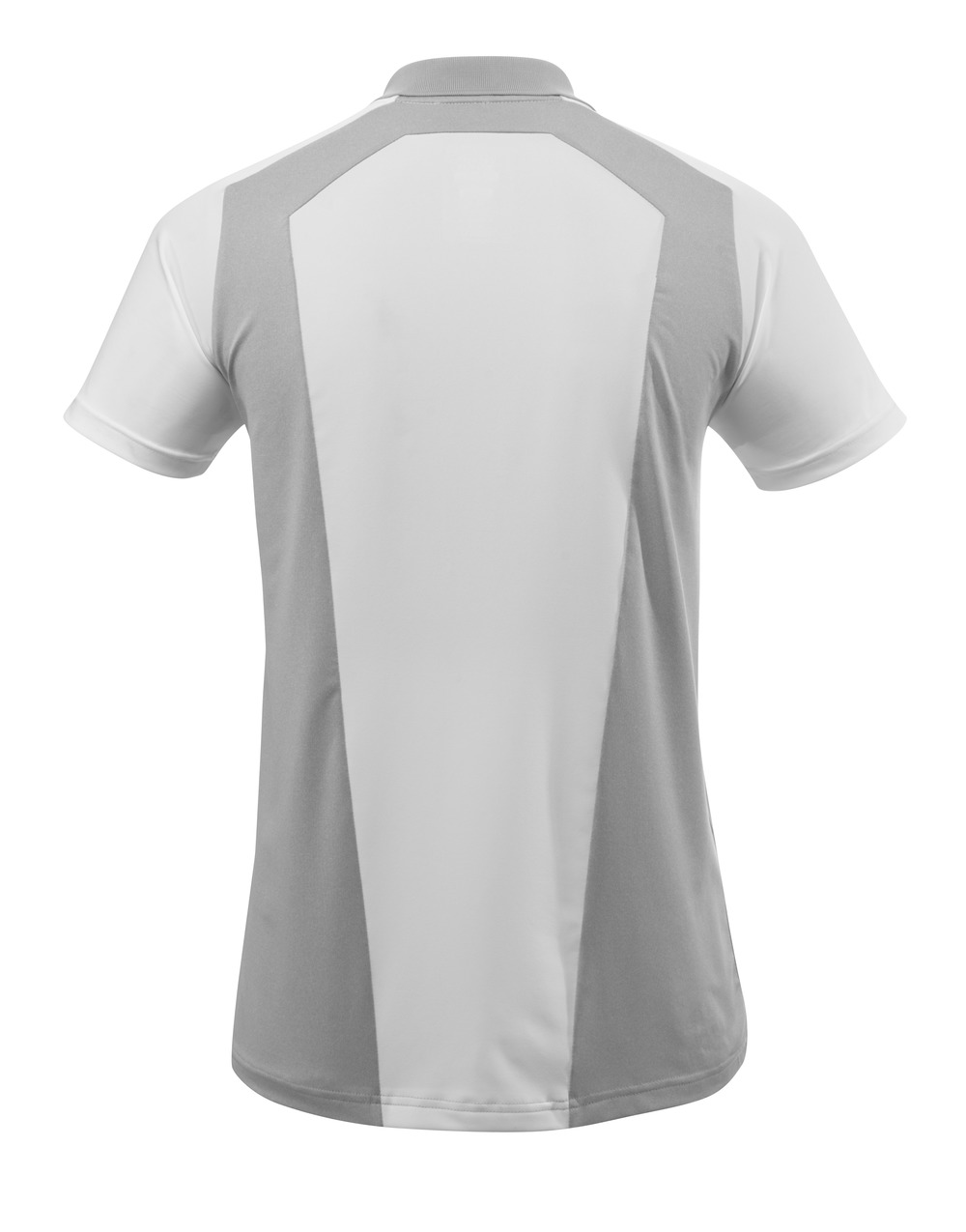 MASCOT ADVANCED Polo-Shirt mit Brusttasche grau-meliert/weiss XXL