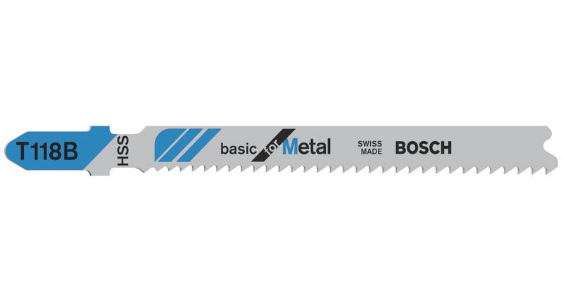 Bosch Stichsägeblatt T118 B BasicMetal L92mm (25 Stk.)
