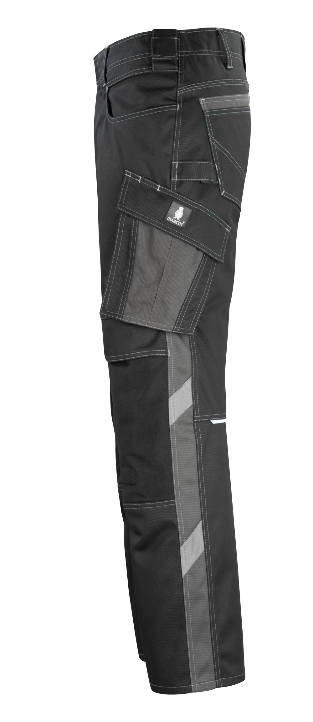 MASCOT Erlangen UNIQUE Hose mit Knietaschen schwarz/dunkelanthrazit 49