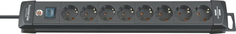 Brennenstuhl Steckdosenleiste 8-fach H05VV-F3G1,5 3m Premium-Line