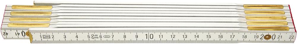 Gliedermaßstab Buche 2mx16mm Meterstab