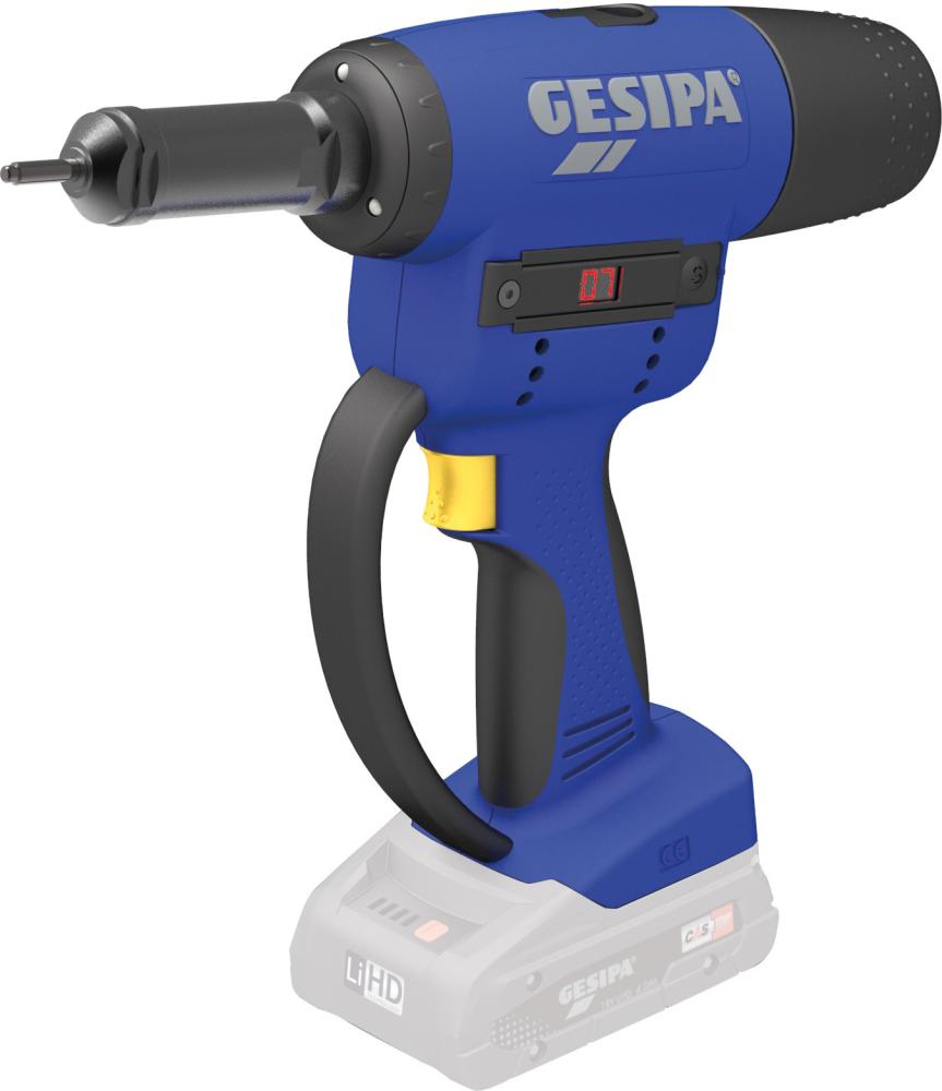 Gesipa Akku-Blindnietmutternsetzgerät soloFireBird Pro, ohne Akku, ohne Ladegerät