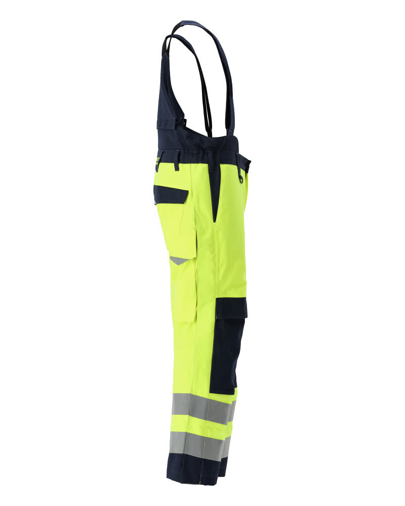 MASCOT Renens MULTISAFE Winterhose hi-vis gelb/schwarzblau 4XL