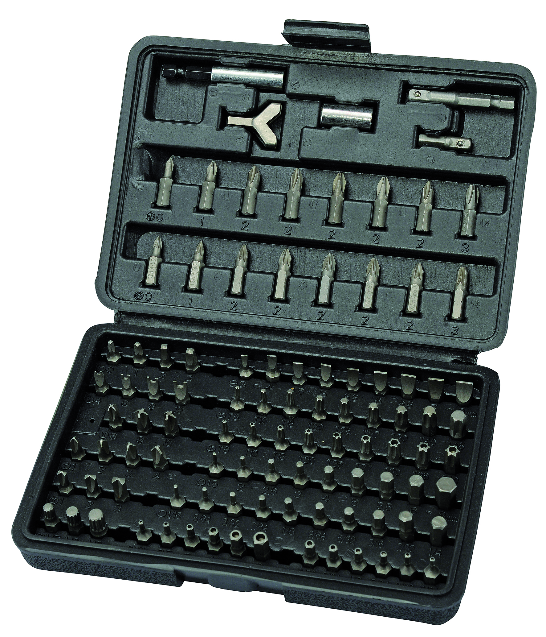 HM Müllner Standard-und Sicherheitsbit-Set 1/4" 100-teilig