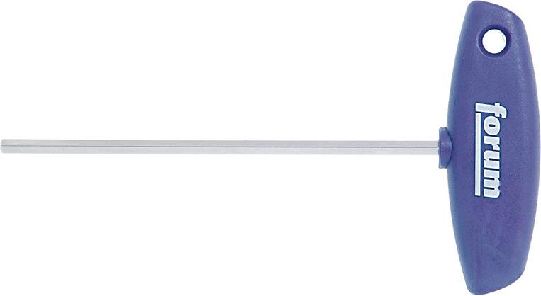 FORUM Stiftschlüssel Sechskant 2 5x100 0 mm T-Griff