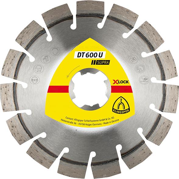 Klingspor Diamanttrennscheibe DT600 X-LOCK Universal 125x2,4x22,23x12mm (1 Stk.)
