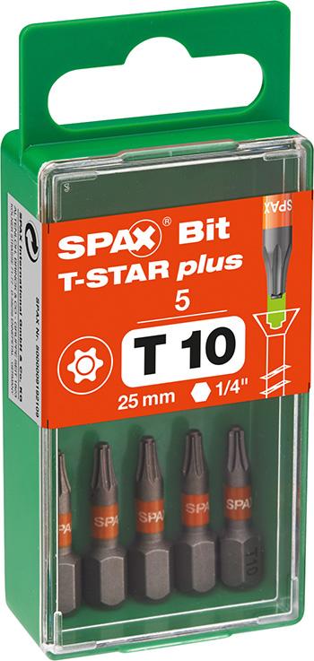 SPAX Bits T-STAR+ T20 1 Box a 5Bits,25mm