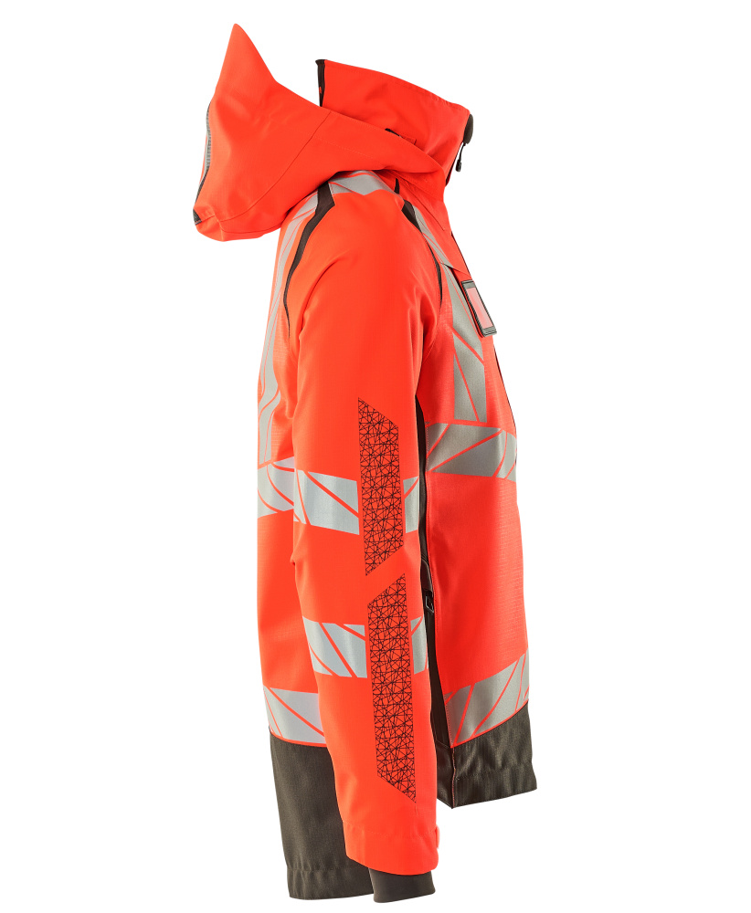 MASCOT ACCELERATE SAFE Hard Shell Jacke hi-vis rot/dunkelanthrazit XL