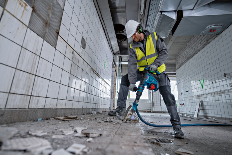 Bosch Akku-Bohrhammer BITURBO mit SDS max GBH 18V-40 C, mit XL-BOXX