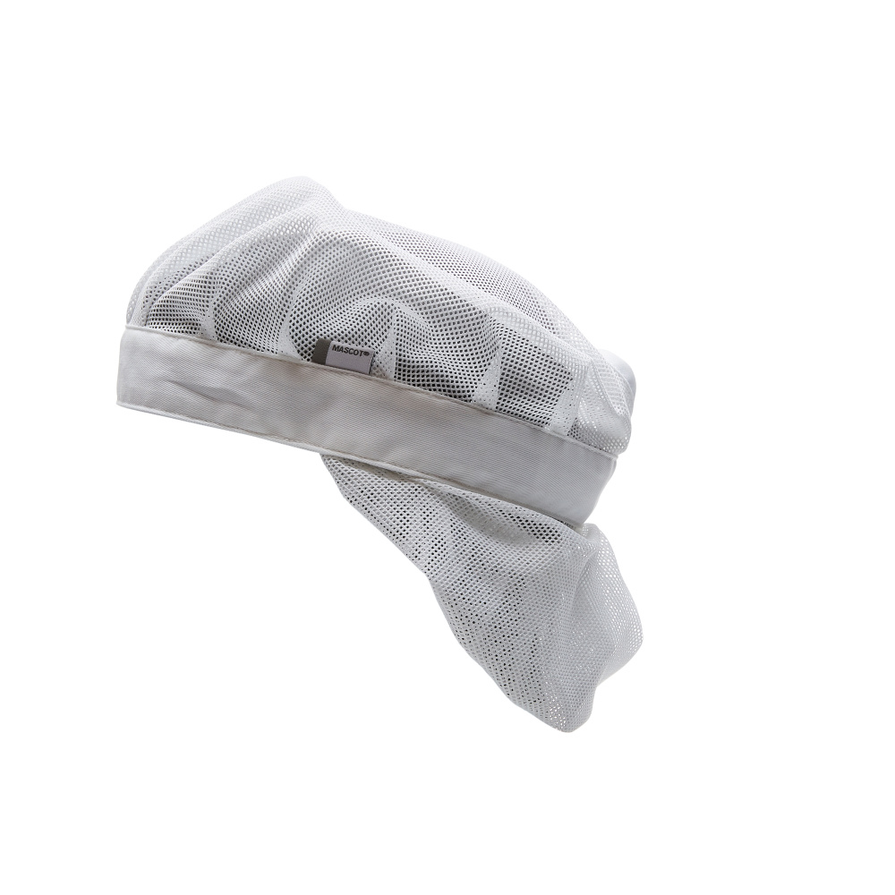 MASCOT FOOD & CARE Haube mit Haarnetz weiß ONE