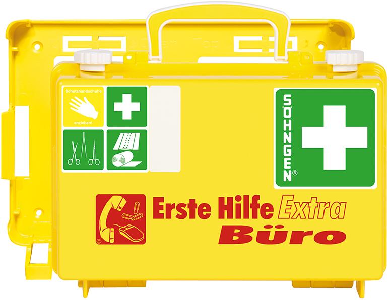 Söhngen Erste-Hilfe-Koffer Extra Büro, DIN 13157 gelb