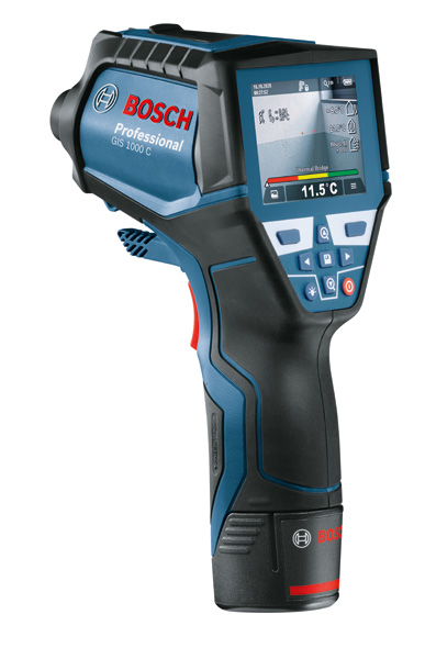Bosch Thermodetektor GIS 1000 C, mit 2 x 1,5 Ah Li-Ion Akku, L-BOXX