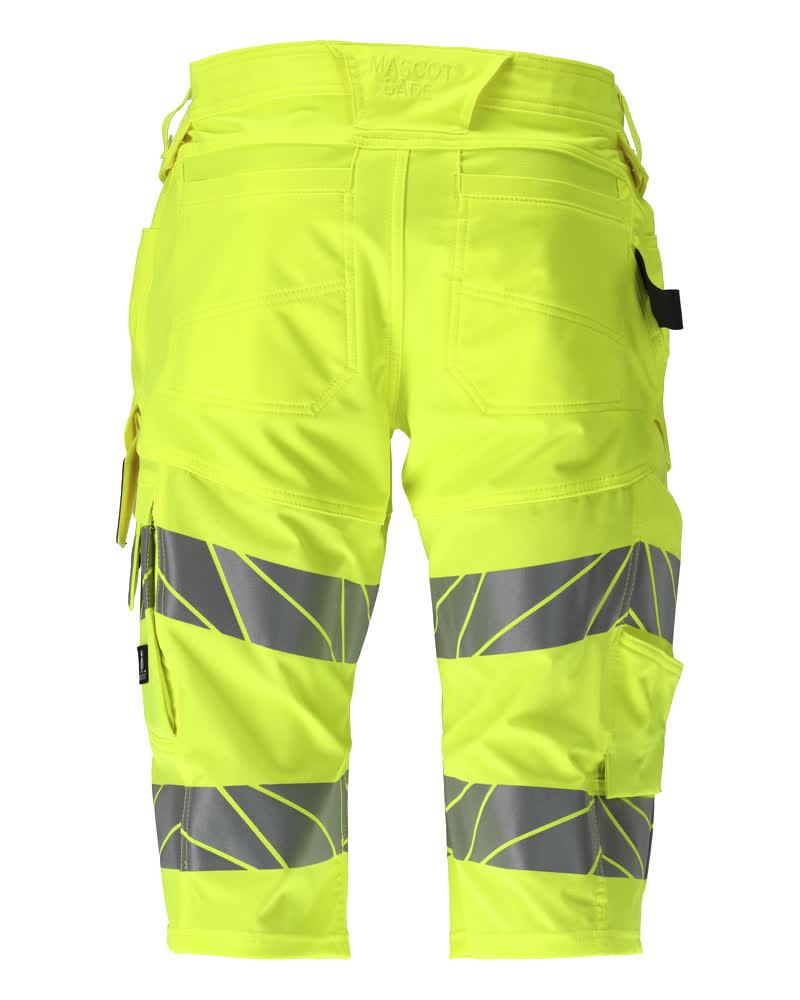 MASCOT ACCELERATE SAFE Shorts, lang hi-vis gelb 50