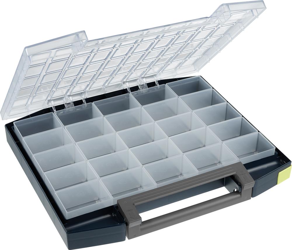Raaco Sortimentskoffer Polycarbonat boxxser 55 5x10-25 blau