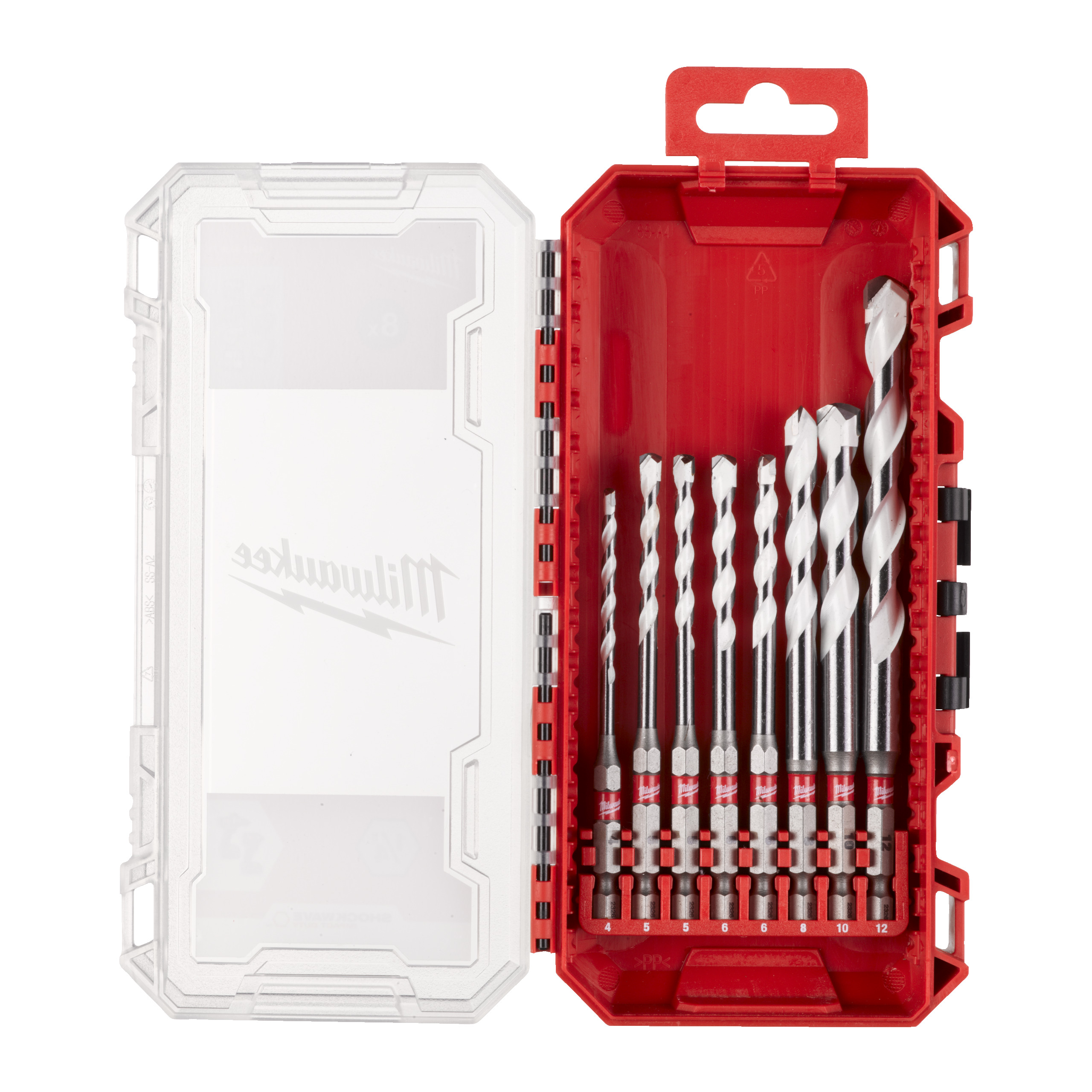 Milwaukee Multimaterialbohrer-Set SHOCKWAVE 8-tlg.