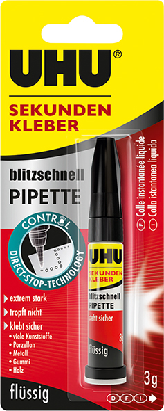 UHU sekundenkleber blitz-schnell 3g