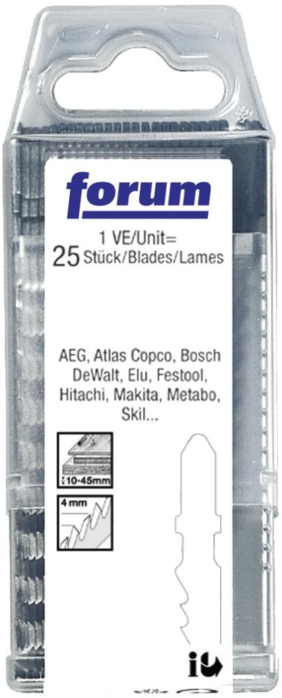 FORUM Stichsägeblattbox weiches Holz T101 D L100mm (25Stk.)