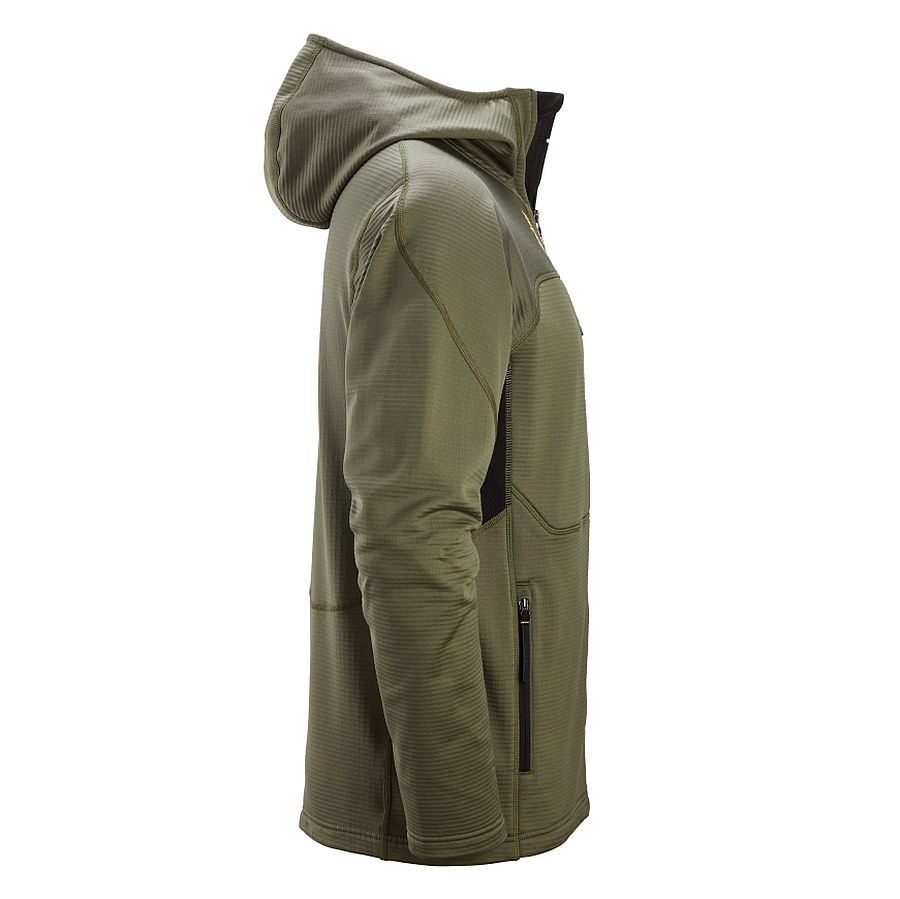 Snickers Thermo Body Mapping Hoodie khakigrün Gr. XS