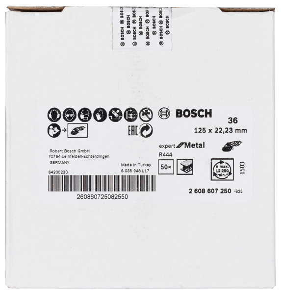 Bosch Fiberschleifscheibe R444, Expert for Metal