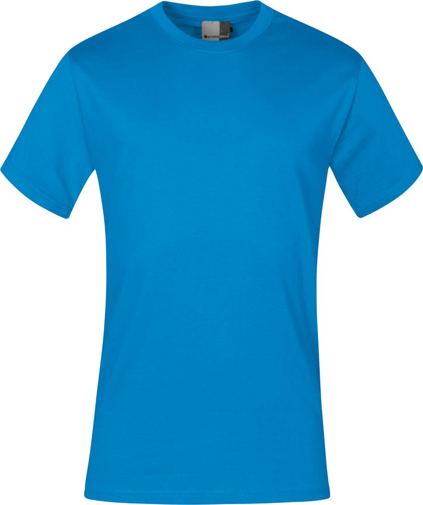 promodoro T-Shirt Premium, Gr. L, türkis