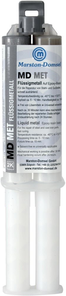 MD-met Flüssigmetall 1:1 Doppelspritze 25g