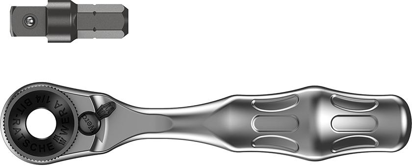 Wera Bit-Ratsche 87mm ZYKLOP Mini 1
