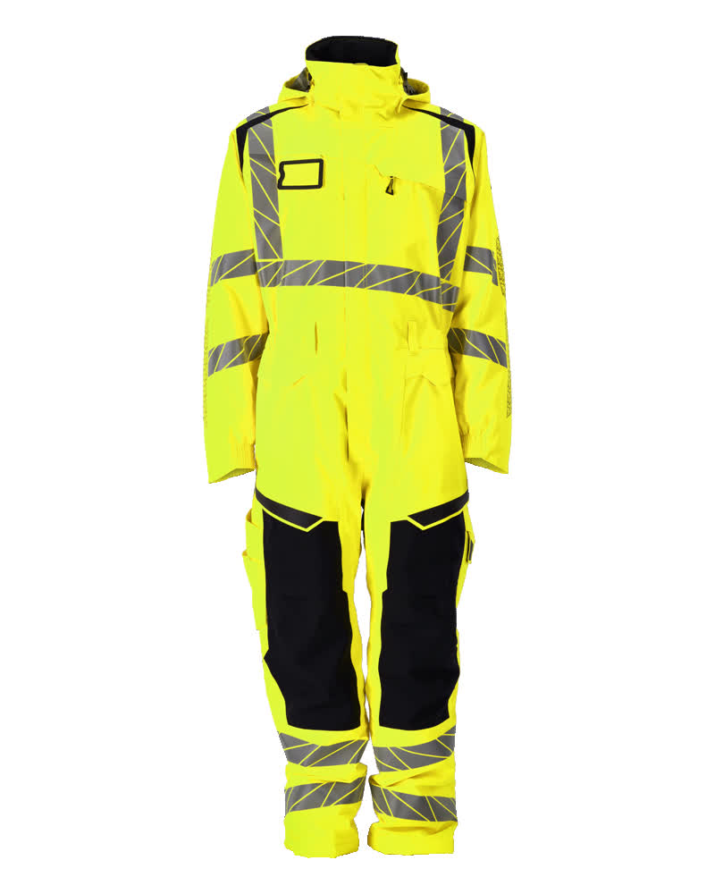 MASCOT ACCELERATE SAFE Winteroverall hi-vis gelb/schwarz L
