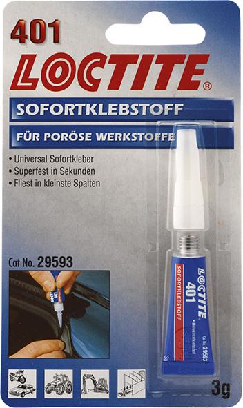 Loctite 401 BC DE Sofortklebstoff Henkel 3g
