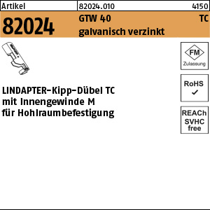 Lindapter Flanschklemme Typ LC M6