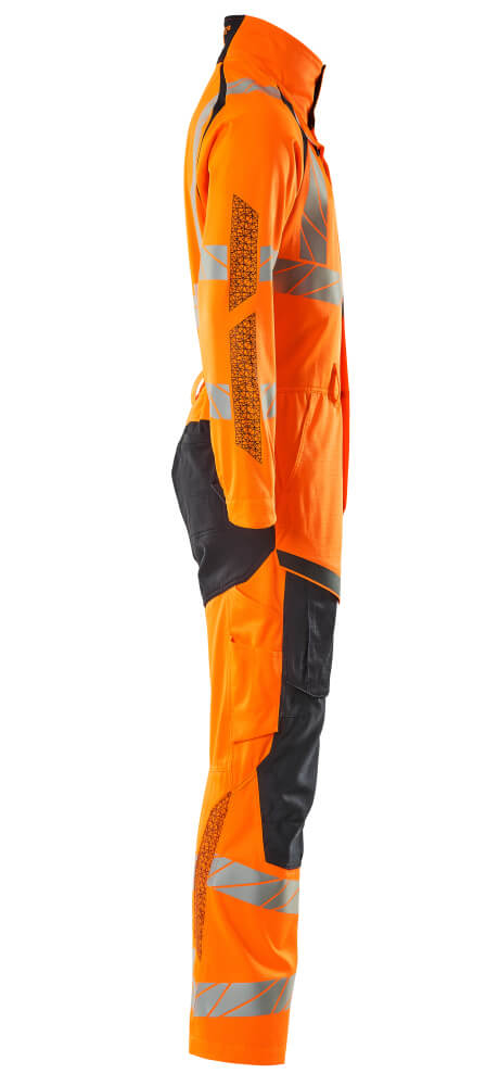 MASCOT ACCELERATE SAFE Overall mit Knietaschen hi-vis orange/schwarzblau M