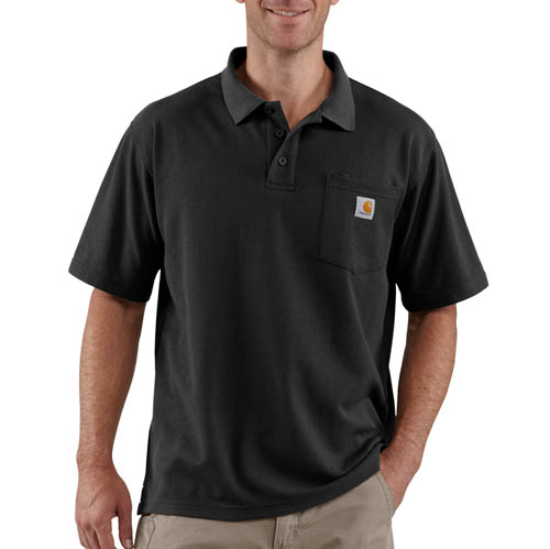 CARHARTT WORK POCKET POLO Shirt schwarz