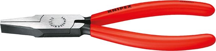 Knipex Flachzange 140mm poliert mit Kunststoffgriff