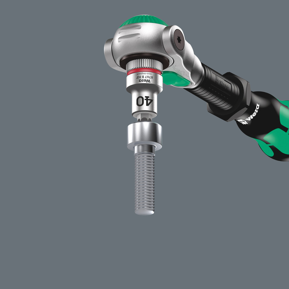 Wera 8100 SA All-in Zyklop Speed-Knarrensatz, mit Haltefunktion, 1/4"-Antrieb, metrisch, 42-Teilig