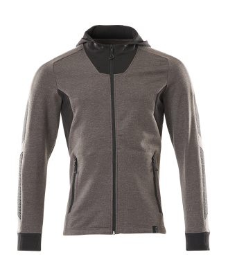MASCOT ACCELERATE Sweatshirt mit Kapuze, moderne Passform grau/schwarz
