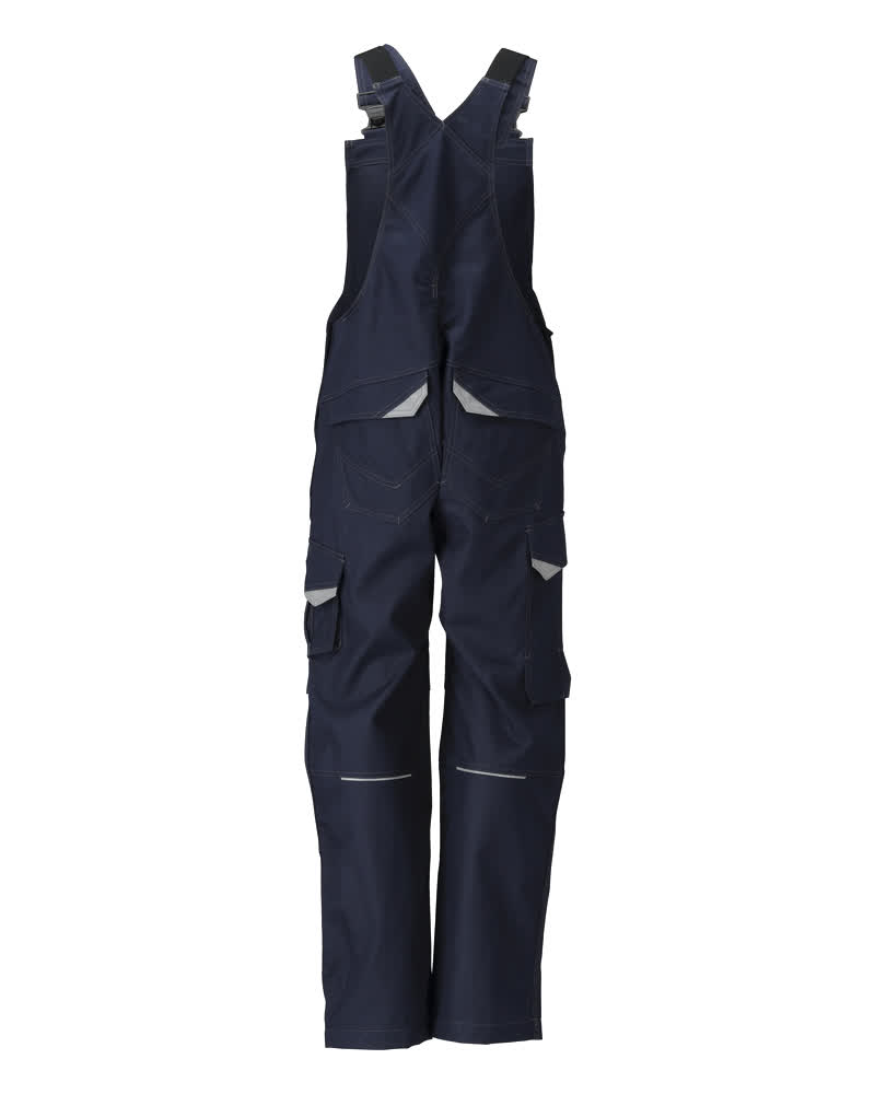 MASCOT Oron MULTISAFE Latzhose mit Knietaschen schwarzblau 54 kurz